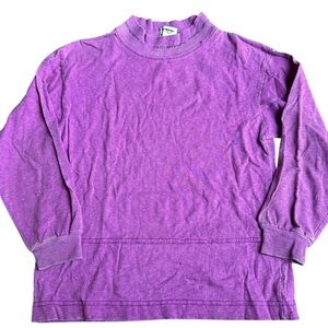 Vintage OP Ocean Pacific youth kids Small 6/7 purple mock long sleeve shirt 90s